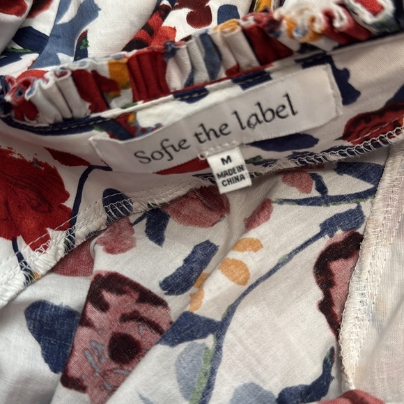 Sofie The Label - Floral Ruffle Puffed Dress - Size Medium - Good Condition!! - Picture 9 of 9